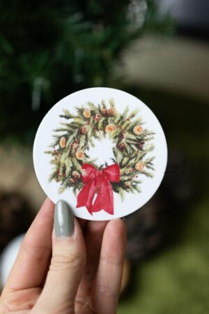 Christmas Wreath Stickers