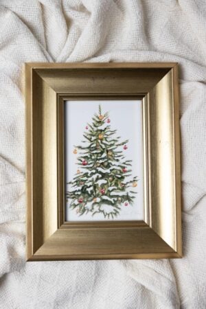 Christmas Tree Framed Fine Art Print