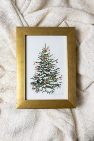 Christmas Tree Framed Fine Art Print