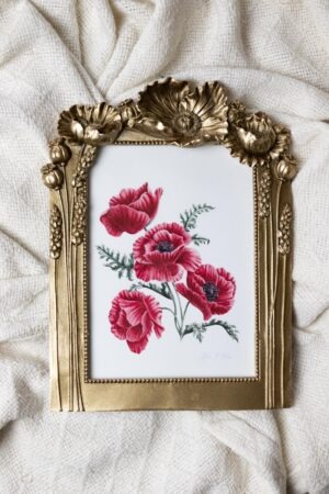 Red Poppies Framed Fine Art Print