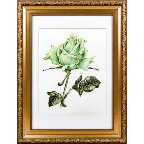 Jade Rose Original Painting