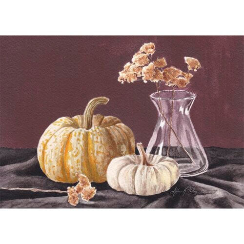 Maroon Harvest Fine Art Print